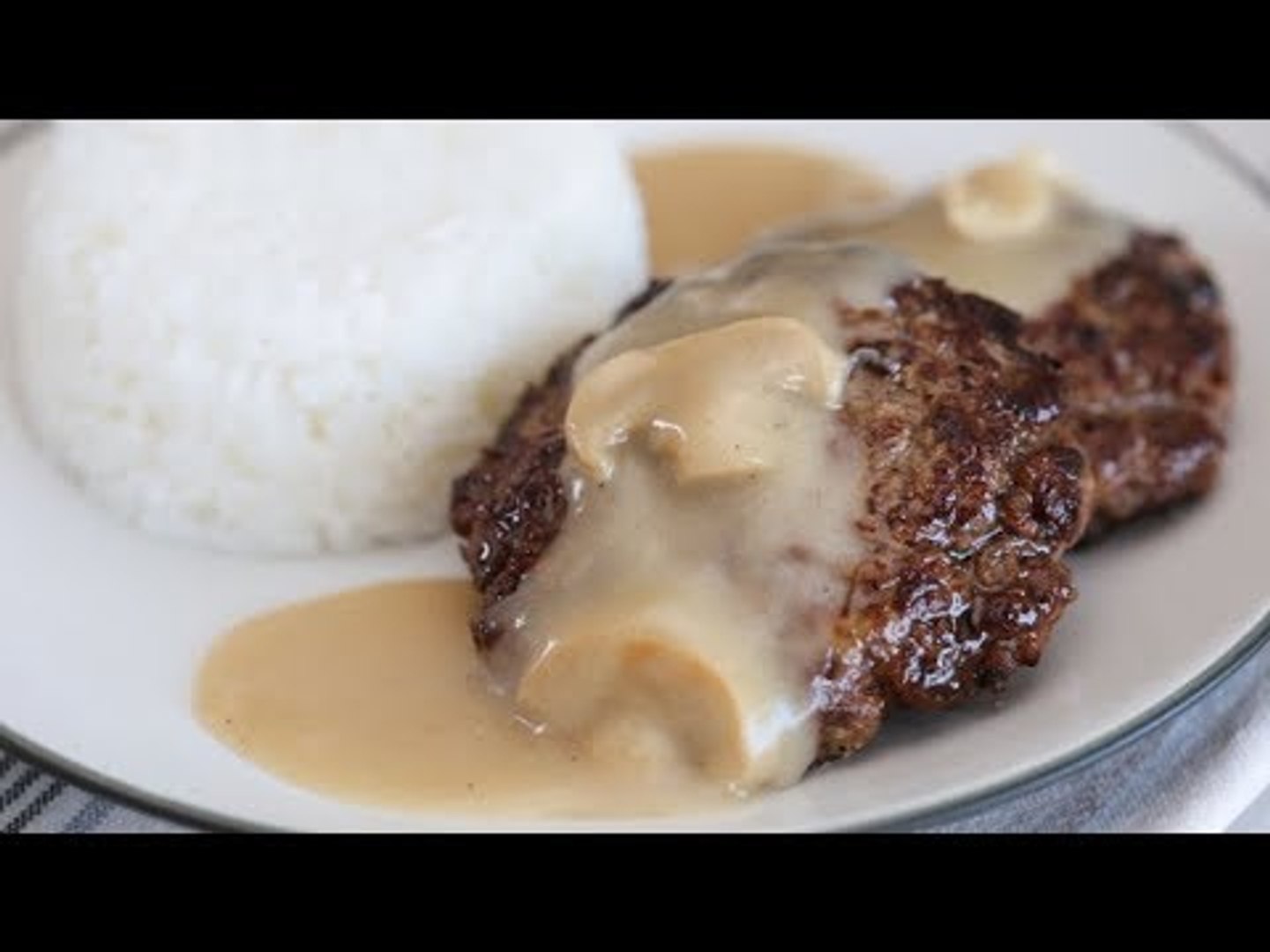 ⁣Jollibee-Style Burger Steak Recipe | Yummy PH
