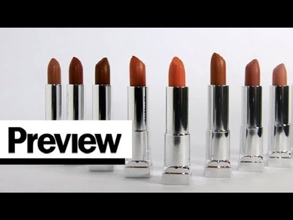 Preview Swatches: Maybelline Inti-Matte Nudes Collection
