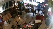 Şişli'de kafeterya sahibi müşterisine balta ile saldırdı