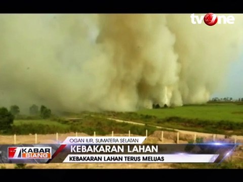 Kebakaran Hutan di Ogan Ilir, Tol Palindra Dikepung Asap