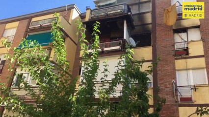 Incendio vivienda en el distrito de Latina, en Madrid