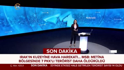 Metina bölgesinde 7 PKK'lı terörist daha öldürüldü