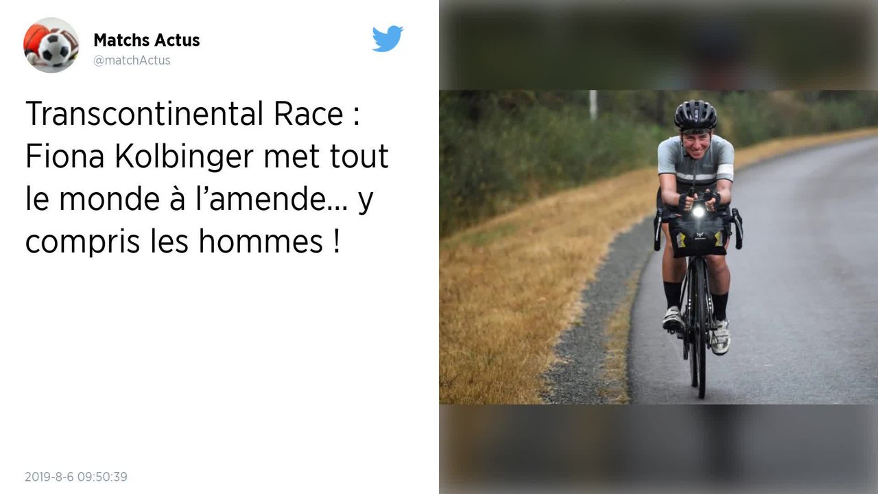 Transcontinental Race : Arrivée à Brest, Fiona Kolbinger devient la première femme à remporter la course mixte