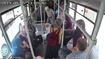 Otobüs şoförünün çabası hayatını kurtardı.