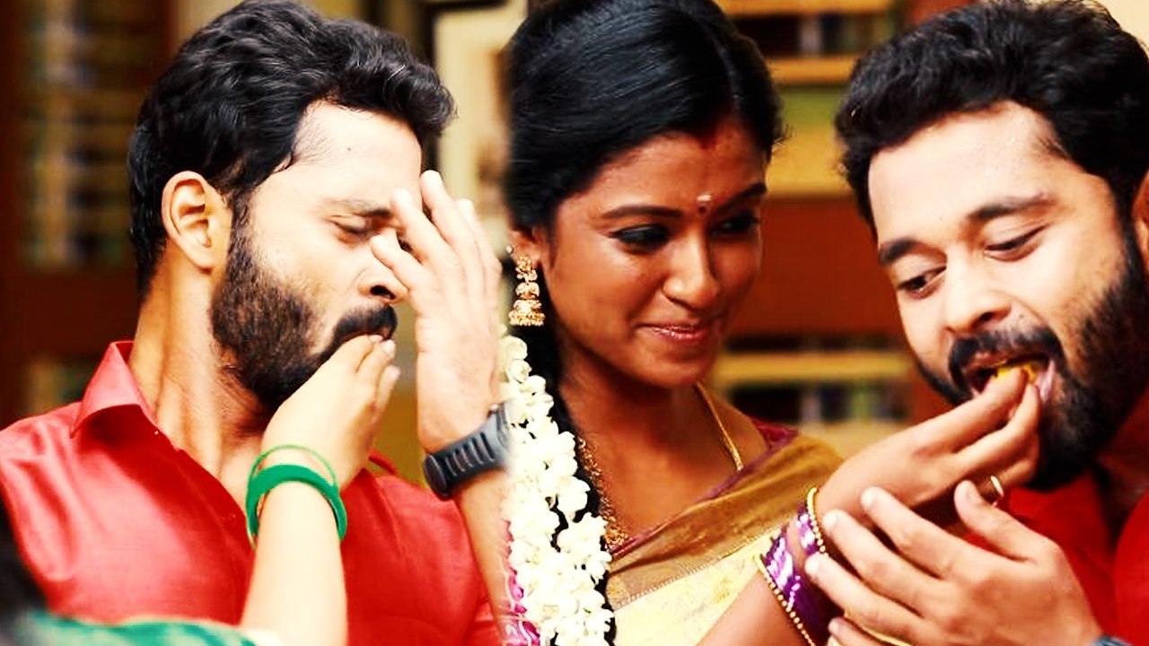 Bharathi Kannamma Serial Review : Kanmani-க்கு கேசரி ஊட்டிய Bharathi- வீடியோ
