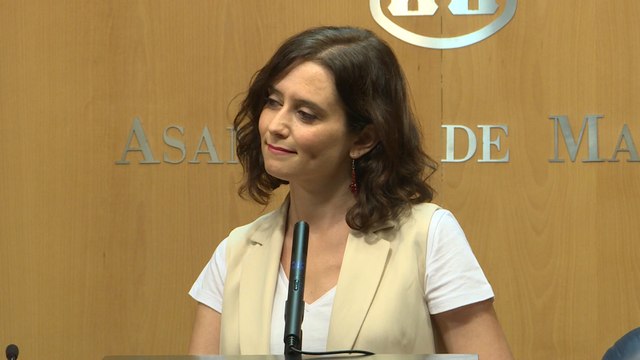 Ayuso respeta presunción de inocencia de Aguirre y Cifuentes