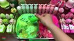 GREEN SLIME And PINK SLIME || Mixing Random Things Into Slime || Satisfying Slime s|