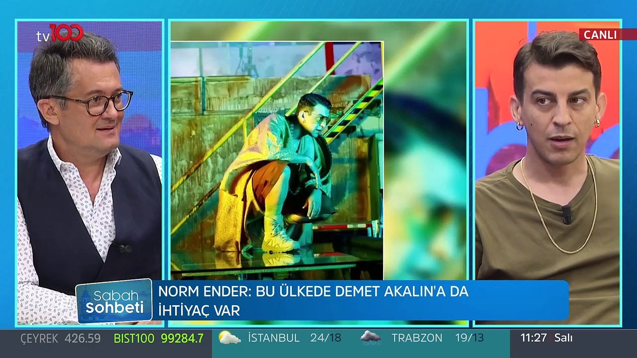 Norm Ender canlı yayında diss attı