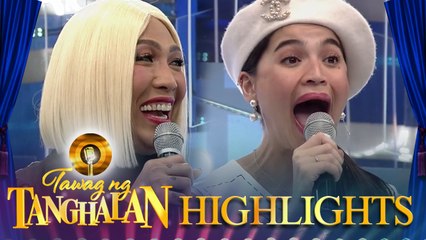 Descargar video: Vice Ganda gets shocked by Anne Curtis while doing a vocal exercise | Tawag ng Tanghalan