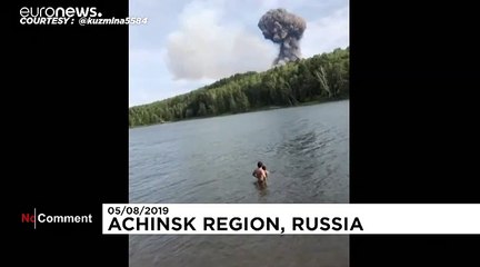 آتش‌سوزی در یک زاغه مهمات در سیبری روسیه