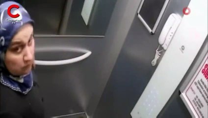 Utandıran görüntüler! Kameraya böyle yakalandı