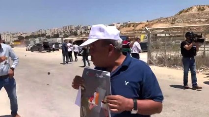 İsrail mallarının boykot edilmesi talebiyle düzenlenen gösteriye müdahale