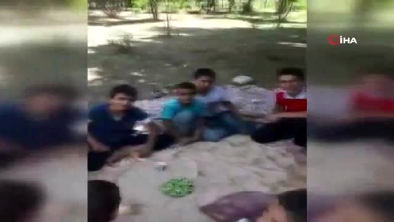 Bu görüntüler faciadan az önce kayda alınmış