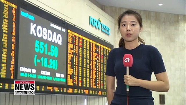 Korean stocks continue to slide on trade worries
