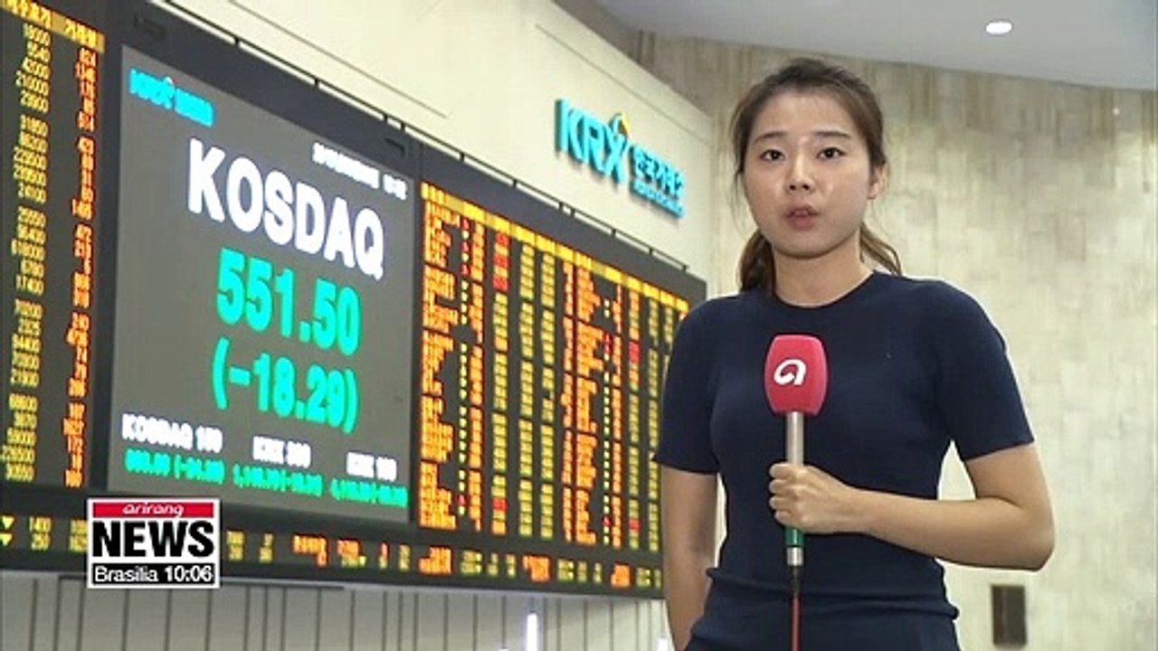 Korean stocks continue to slide on trade worries