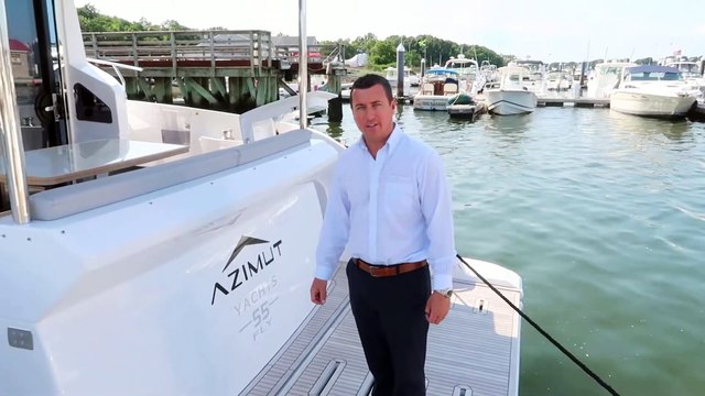 2019 Azimut 55 Flybridge Yacht For Sale at MarineMax Boston, MA