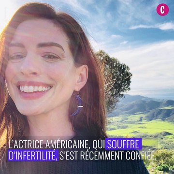 Anne Hathaway se confie sur ses difficultés pour tomber enceinte