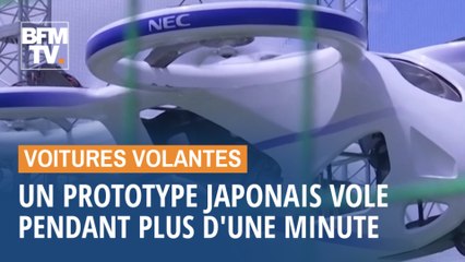 Au Japon, un prototype de voiture volante électrique vole pendant plus d'une minute
