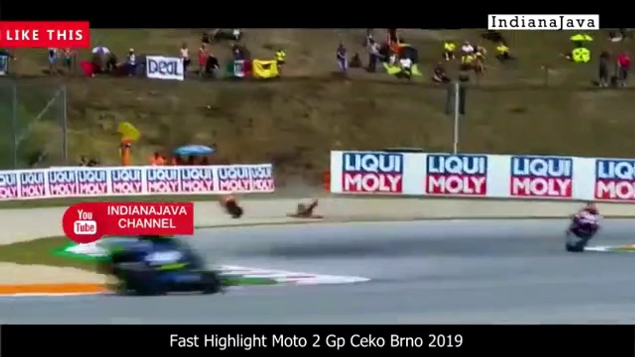 Jatuh di DETIK² Terakhir //  Highlight Moto 2 GP BRNO Ceko 2019