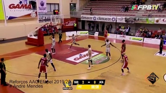 AAC-Basquetebol informa que o extremo André Mendes ex-Barreirense, será reforço para época 2019/20.