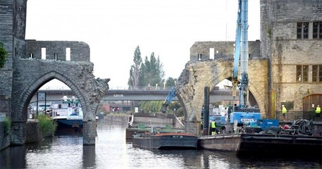 En Belgique, un pont va être détruit pour favoriser le passage de plus gros bateaux
