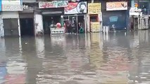 दिल्ली से सटे इलाकों में भारी बारिश से कई जगहों पर जलजमाव, यातायात प्रभावित, उमस से मिली राहत