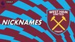 Nicknames - Les "Hammers" de West Ham United