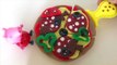 [4K] DIY Play-Doh Learn Make Italian Margherita Pizza Mozzarella Cheese Microwave Toy Soda