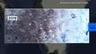 Antes / después: el episodio de deshielo en Groenlandia visto desde el espacio