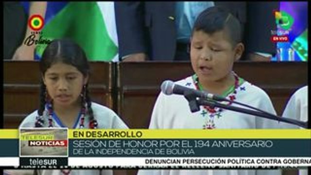 teleSUR Noticias: Bolivia celebra 194 años de independencia