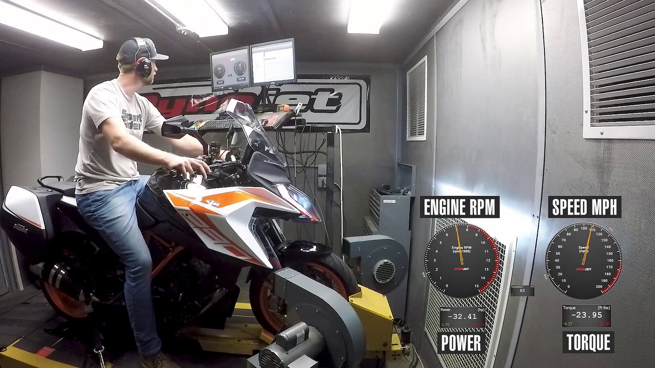 KTM 1290 Super Duke GT Dyno
