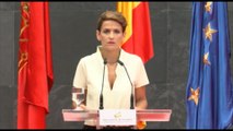 María Chivite toma posesión como presidenta del Gobierno de Navarra
