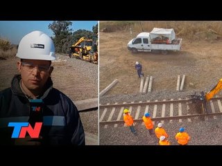 Talento argentino: conocé al operario que creó un robot para acelerar el tendido de vías