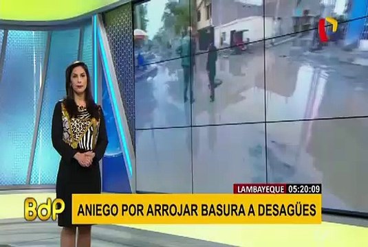 Lambayeque: más de 200 familias afectadas por colapso de desagües