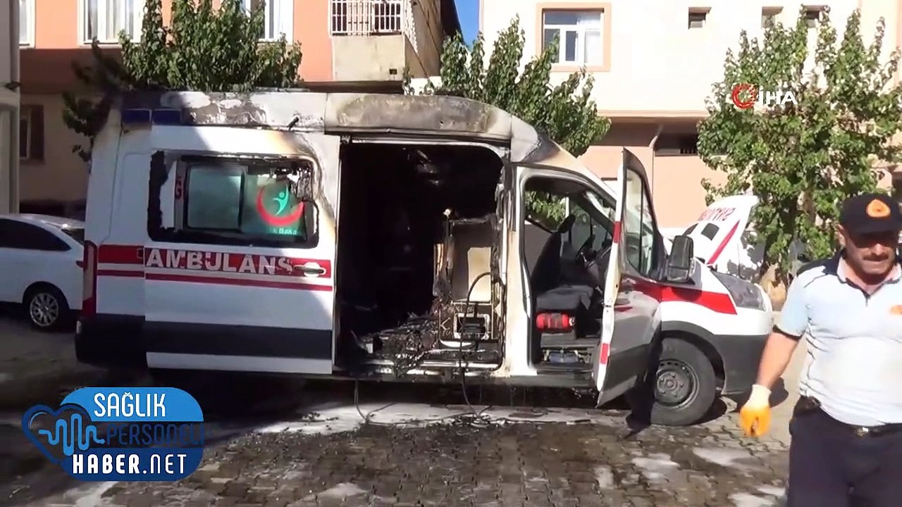 Siirt'te Ambulans Yandı