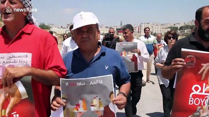 Israeli troops fire tear gas at small group of protesters outside Ofer prison
