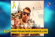 Miembro de la Marina de Guerra del Perú muere durante misión de Naciones Unidas