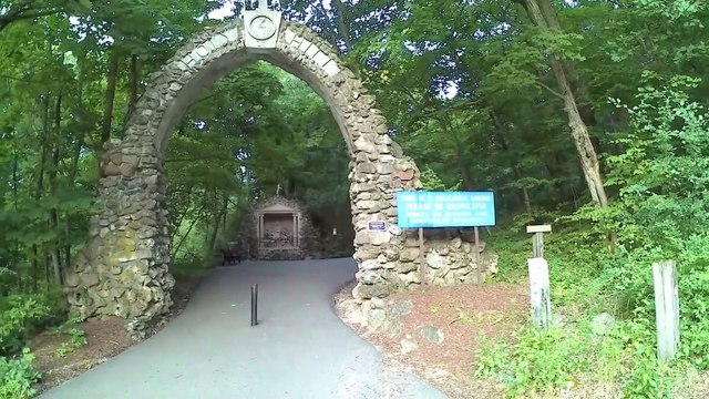 38 Fatima Pilgrimage walk across USA #Going Up the Hill with Jesus, Shrine and Mercy