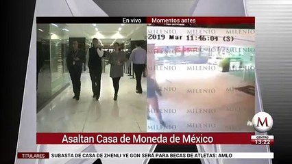 Roban centenarios y relojes en Casa de Moneda