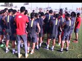 صور من الحصة التدريبية الأولى في التربص المغلق Espérance Sportive de Tunis