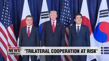 Seoul-Tokyo tensions threaten trilateral cooperation with U.S.: CRS report
