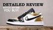 Air Jordan 1 Low Gold Toe Patent Leather Retro Sneaker Detailed Review