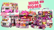 Num Noms Toy Haul Lip Gloss Truck Go Go Cafe Lunch Box Starter Mystery Packs Light Jar || KTB