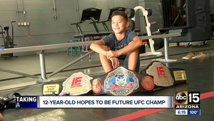 Valley 12-year-old hope to be future UFC champ