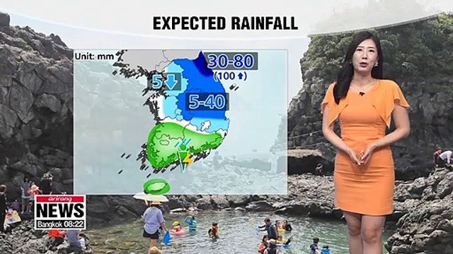 More rain for Gangwon-do Province, slight relief from heat 080719