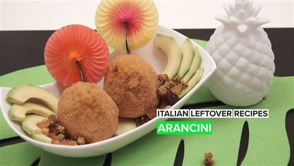 Turning leftover rice into delicious arancini