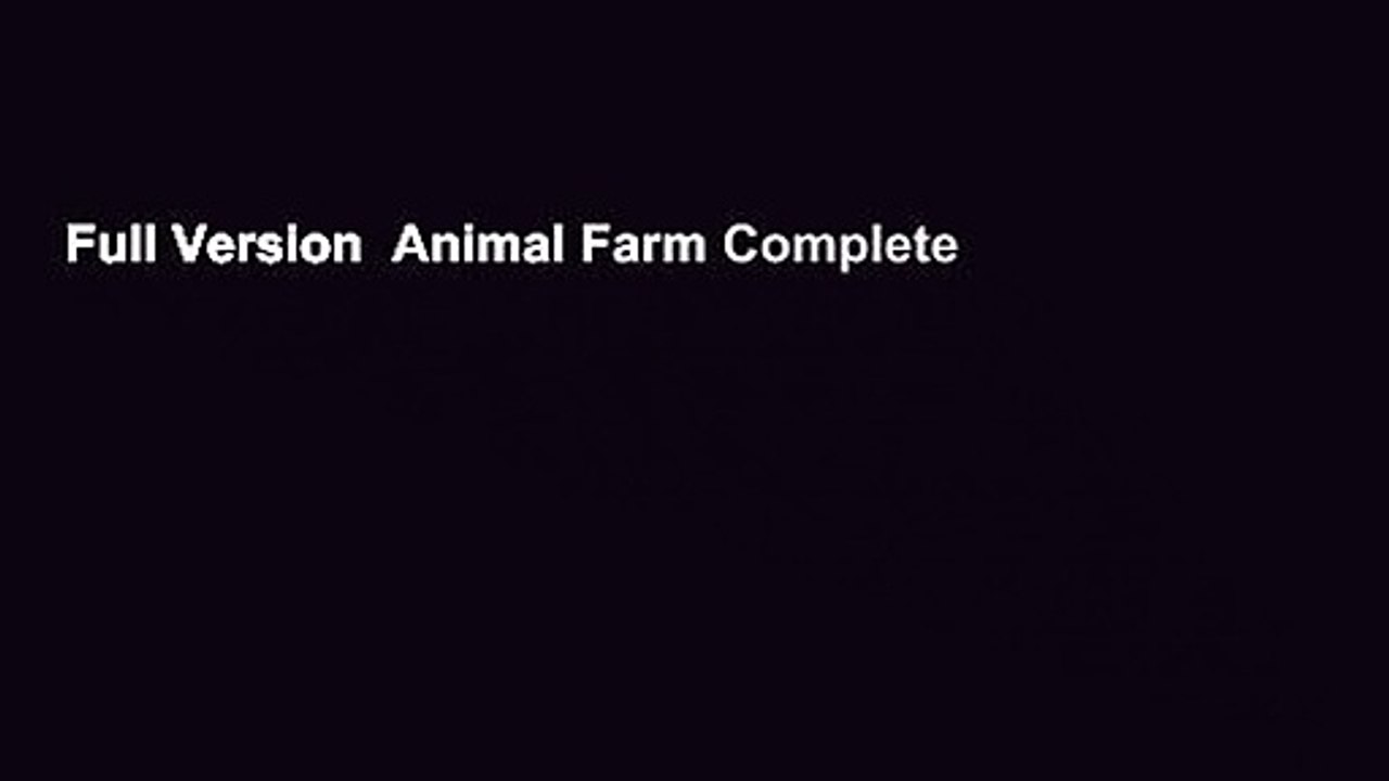 Full Version  Animal Farm Complete