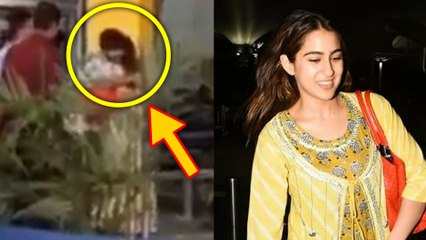 Kartik Aaryan TIGHT HUG TO Sara Ali Khan At Airport Caught On Camera