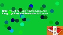 [Doc] Fluent Forever: How to Learn Any Language Fast and Remember It Forever