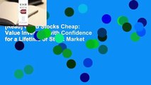 [Read] Good Stocks Cheap: Value Investing with Confidence for a Lifetime of Stock Market
